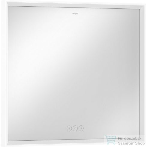 Hansgrohe Xarita E 80,6x70,6 cm-es tükör LED világítással és érintés érzékelővel,matt fehér 54987700