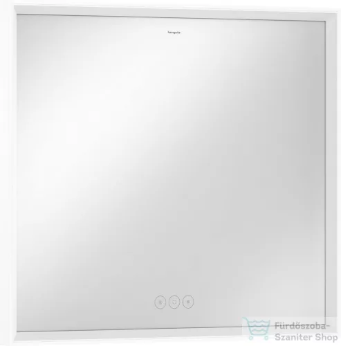 Hansgrohe Xarita E 80,6x70,6 cm-es tükör LED világítással és érintés érzékelővel,matt fehér 54987700