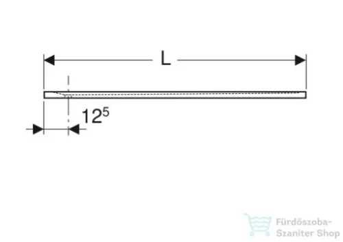 Geberit SESTRA 90x140 cm-es szögletes zuhanytálca, fehér 550.257.00.2