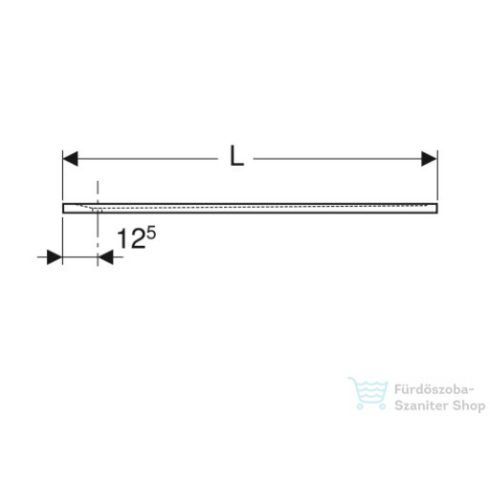 Geberit SESTRA 80x140 cm-es szögletes zuhanytálca, szürke 550.266.00.2
