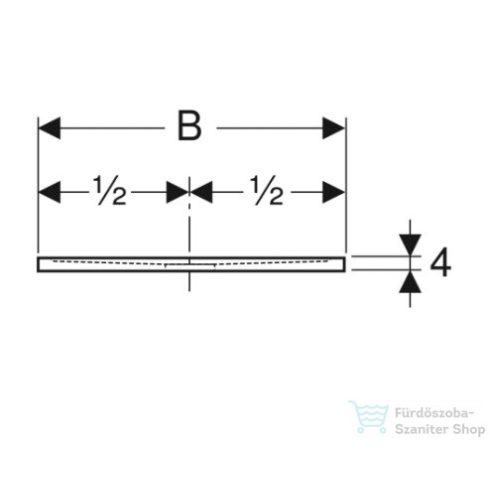 Geberit SESTRA 90x100 cm-es szögletes zuhanytálca, grafit 550.273.00.2