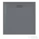 Geberit SESTRA 80x80 cm-es szögletes zuhanytálca, szürke 550.291.00.2