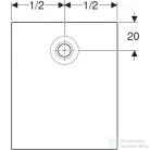 Geberit NEMEA 140x90x3,5 cm-es zuhanytálca,fehér 550.578.00.1