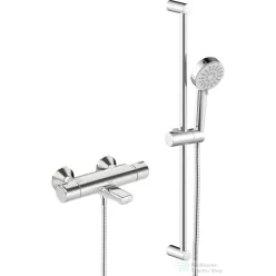   Hansa Hansabasic termosztátos kádtöltő csaptelep zuhanyszettel,króm 55162131