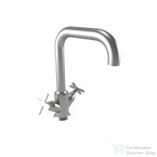   Bugnatese Orion mosdó csaptelep, automata leeresztővel,szálcsiszolt nikkel 5534NS