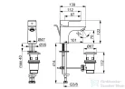 Hansa Basic mosdó csaptelep automata leeresztővel,króm 55402203