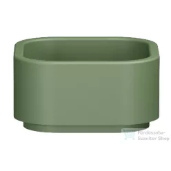   Sapho KERASAN HAKO pultra helyezhető kerámiamosdó, 30x30cm, matt zöld (554311)