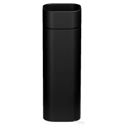   SAPHO KERASAN HAKO pultra helyezhető kerámiamosdó, falraszerelhető lábbal, 30x80,5cm, matt fekete (554331-1)