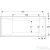 Geberit SELNOVA SQUARE 180x80 cm-es acryl kád lábbal,554.386.01.1