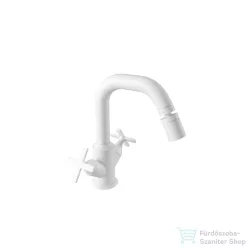   Bugnatese Orion bidet csaptelep leeresztővel,matt fehér 5544BI