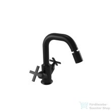   Bugnatese Orion bidet csaptelep leeresztővel,matt fekete 5544NE