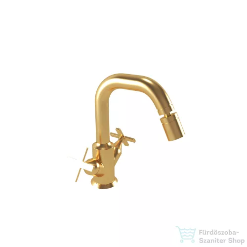Bugnatese Orion bidet csaptelep leeresztővel,szálcsiszolt arany 5544OS