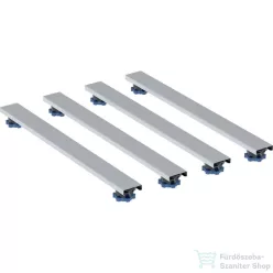   Geberit 70 cm-es lábkészlet gyantakő zuhanytálcához,140 cm-től,6,2-12 cm magas (4 db 70 cm hosszú keresztelem és 8 db láb) 554.959.00.1