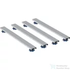 Geberit 70 cm-es lábkészlet gyantakő zuhanytálcához,140 cm-től,9,2-21 cm magas (4 db 70 cm hosszú keresztelem és 8 db láb) 554.959.00.2