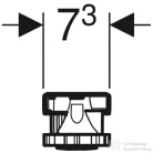 Geberit 110 cm-es lábkészlet gyantakő zuhanytálcához,140 cm-ig,6,2-12 cm magas (3 db 110 cm hosszú keresztelem és 6 db láb) 554.964.00.1