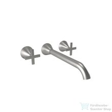   Bugnatese ORION falsík alatti mosdócsaptelep 26 cm-es kifolyóval,leeresztő nélkül,szálcsiszolt nikkel 5569NS