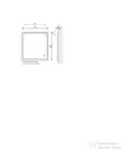 TBoss Floating Mirror Delia 75*80 tükör LED világítással 557101