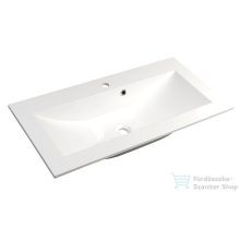 Sapho YUKON mosdó 90x45cm, öntöttmárvány, fehér 55900