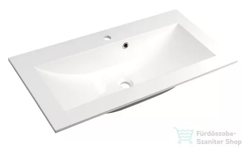Sapho YUKON mosdó 90x45cm, öntöttmárvány, fehér 55900