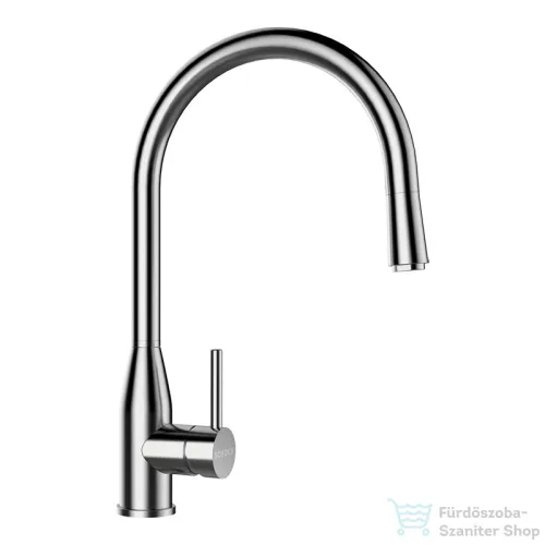 Schock KAVUS konyhai csaptelep kihúzható fejjel, szálcsiszolt inox 559120EDM