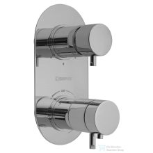   Sapho RHAPSODY falbaépíthető termosztátos csaptelep, 3 irányú, króm 5592T