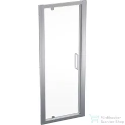   Geberit GEO 76x190 cm-es nyílóajtó Reflex vízlepergető réteggel,Ezüst+átlátszó 560.105.00.2