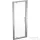 Geberit GEO 76x190 cm-es nyílóajtó Reflex vízlepergető réteggel,Ezüst+átlátszó 560.105.00.2
