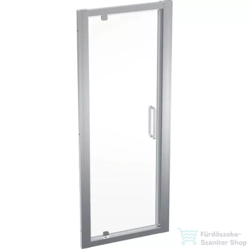 Geberit GEO 76x190 cm-es nyílóajtó Reflex vízlepergető réteggel,Ezüst+átlátszó 560.105.00.2