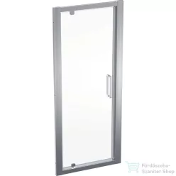   Geberit GEO 80x190 cm-es nyílóajtó Reflex vízlepergető réteggel,Ezüst+átlátszó 560.115.00.2