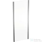 Geberit GEO 80x190 cm-es oldalfal Geo zuhanyajtóhoz átlátszó üveggel,ezüstözött kerettel,Reflex vízlepergető réteggel,560.117.00.2