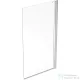 Geberit GEO 80x150 cm-es kádparaván Reflex vízlepergető réteggel,ezüst/átlátszó 560.118.00.2