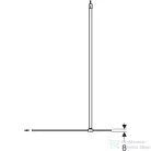 Geberit GEO 80x200 cm-es Walk-In zuhanyfal átlátszó üveggel,ezüstözött profillal,Reflex vízlepergető réteggel,560.119.00.2