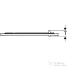 Geberit GEO 90x190 cm-es nyílóajtó Reflex vízlepergető réteggel,Ezüst+átlátszó 560.125.00.2