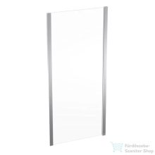   Geberit GEO 90x190 cm-es oldalfal Geo zuhanyajtóhoz átlátszó üveggel,ezüstözött kerettel,Reflex vízlepergető réteggel,560.127.00.2