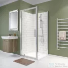 Geberit GEO 90x190 cm-es oldalfal Geo zuhanyajtóhoz átlátszó üveggel,ezüstözött kerettel,Reflex vízlepergető réteggel,560.127.00.2
