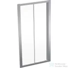 Geberit GEO 100x190 cm-es tolóajtó átlátszó üveggel,Reflex vízlepergető réteggel,ezüst kerettel, 560.133.00.2