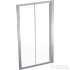 Geberit GEO 110x190 cm-es tolóajtó átlátszó üveggel,Reflex vízlepergető réteggel,ezüst kerettel, 560.143.00.2