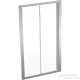 Geberit GEO 110x190 cm-es tolóajtó átlátszó üveggel,Reflex vízlepergető réteggel,ezüst kerettel, 560.143.00.2