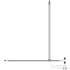Geberit GEO 110x200 cm-es Walk-In zuhanyfal átlátszó üveggel,ezüstözött profillal,Reflex vízlepergető réteggel,560.149.00.2