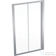   Geberit GEO 120x190 cm-es tolóajtó átlátszó üveggel,Reflex vízlepergető réteggel,ezüst kerettel, 560.153.00.2