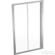 Geberit GEO 120x190 cm-es tolóajtó átlátszó üveggel,Reflex vízlepergető réteggel,ezüst kerettel, 560.153.00.2