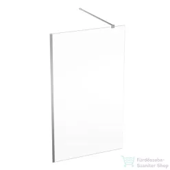   Geberit GEO 120x200 cm-es Walk-In zuhanyfal átlátszó üveggel,ezüstözött profillal,Reflex vízlepergető réteggel,560.159.00.2