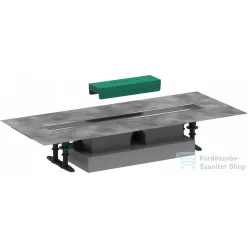   Hansgrohe uBox universal Teljes szett lapos telepítéshez- 60 cm, zuhanylefolyó készlethez 56016180