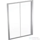 Geberit GEO 140x190 cm-es tolóajtó átlátszó üveggel,Reflex vízlepergető réteggel,ezüst kerettel, 560.163.00.2