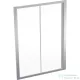 Geberit GEO 140x190 cm-es tolóajtó átlátszó üveggel,Reflex vízlepergető réteggel,ezüst kerettel, 560.163.00.2