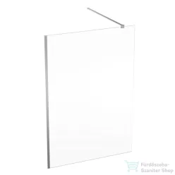   Geberit GEO 140x200 cm-es Walk-In zuhanyfal átlátszó üveggel,ezüstözött profillal,Reflex vízlepergető réteggel,560.169.00.2