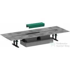   Hansgrohe uBox universal Teljes szett lapos telepítéshez- 70 cm, zuhanylefolyó készlethez 56017180