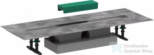 Hansgrohe uBox universal Teljes szett lapos telepítéshez- 70 cm, zuhanylefolyó készlethez 56017180