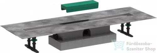 Hansgrohe UBOX universal 800 zuhanyfolyóka alaptest lapos telepítéshez,56018180