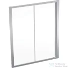 Geberit GEO 160x190 cm-es tolóajtó átlátszó üveggel,Reflex vízlepergető réteggel,ezüst kerettel, 560.183.00.2
